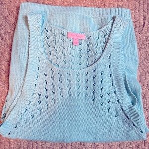 Lilly Pulitzer Mac Sweater Tank in Breakwater Blue